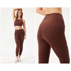 💕GIRLFRIEND COLLECTIVE💕 Compressive Pocket Leggings ~ Earth Brown Medium M NWT